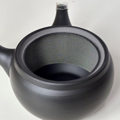 常滑焼急須　帯アミ急須[297]