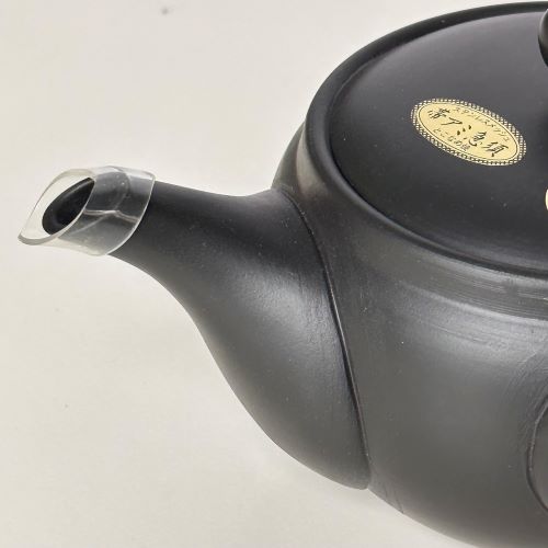 常滑焼急須　帯アミ急須[297]