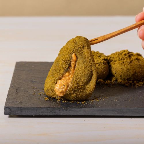 ほうじ茶砂利餅