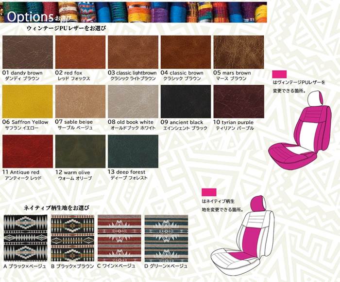 シエンタ 5人乗り シートカバー セドナ シートカバー 全席セット ミスト MXPL10G MXPL15G MXPC10G 車 シートカバー 難燃証明書付き カー用品 内装パーツ カーシート アウトドア キャンプ ヴィンテージ レザー  オルテガ柄 シートカバー   ネイティブ アメリカン