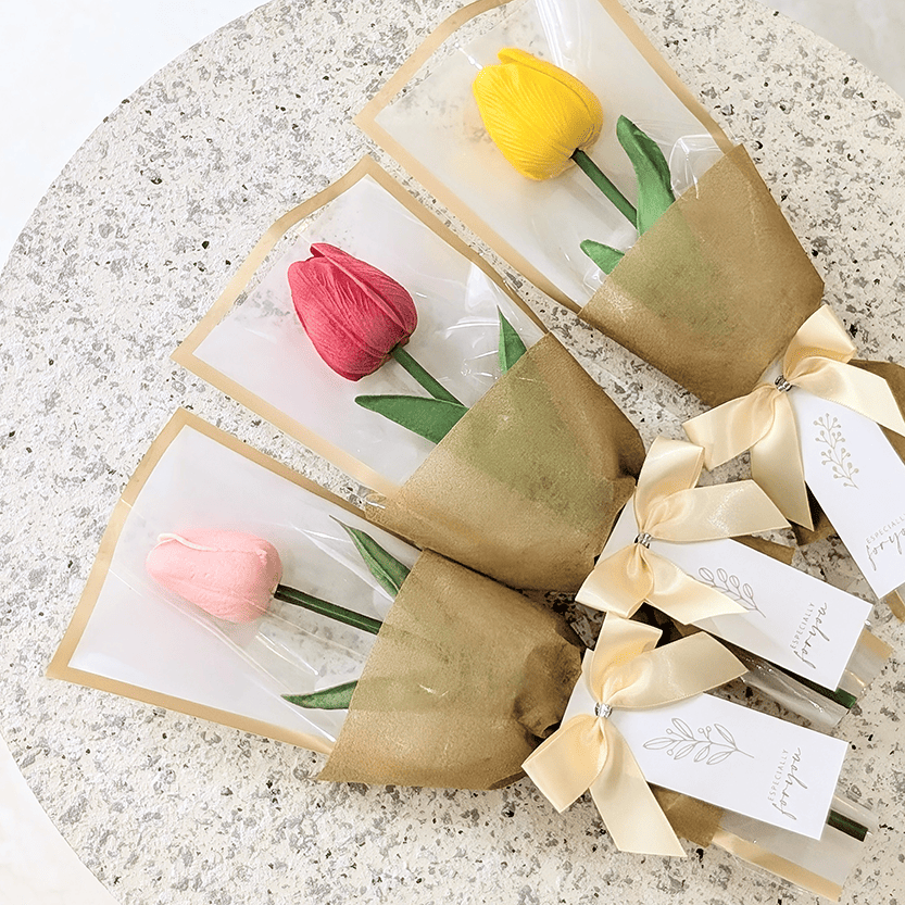 【FB-04】(造花)枯れないお花の1本巻き(全12種)