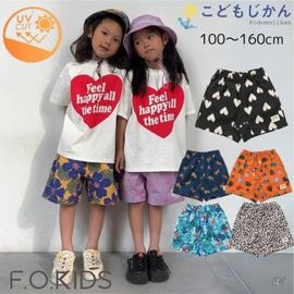 ̵ۥեå ѥ ˤλ ϡեѥ UVå ù Φξ  ƥ֥ѥ 4ʬ Ҷ å ܥ F.O.KIDS Ⱦܥ ûѥ 100cm 110cm 120cm 130cm 140cm 150cm 160cm ձ ݰ 