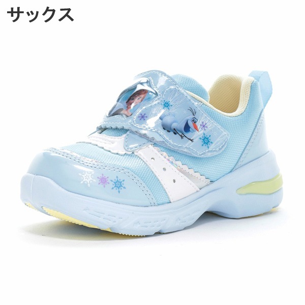 全品送料無料 光る靴 女の子 ディズニー アナと雪の女王 スニーカー ムーンスター 子供靴 キッズ シューズ アナ エルサ 14cm 15cm 16cm 17cm 18cm 19cm 入園準備 幼稚園 保育園 小学校 小学生 入学準備 Ag 抗菌防臭 運動会 銀イオン抗菌 LED ブランド,Disney