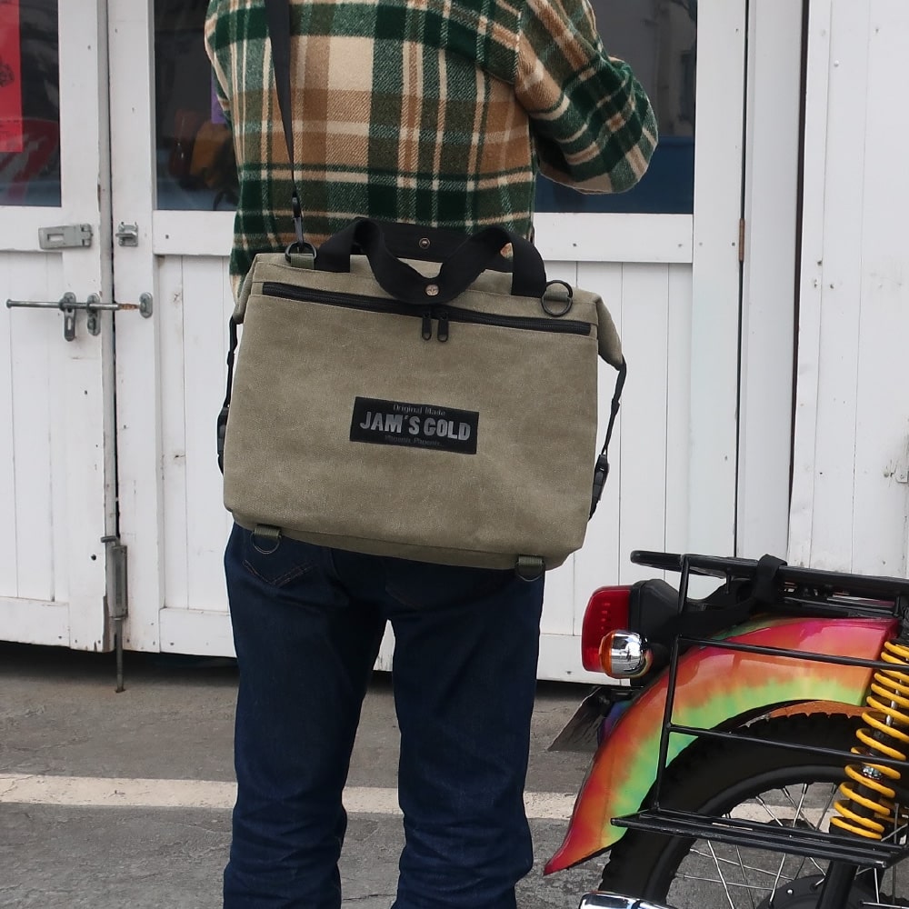 ����ॺ�������(JAM'SGOLD) KIN ���䥵�ɥ�Хå� JGB-1036 ������ KHAKI