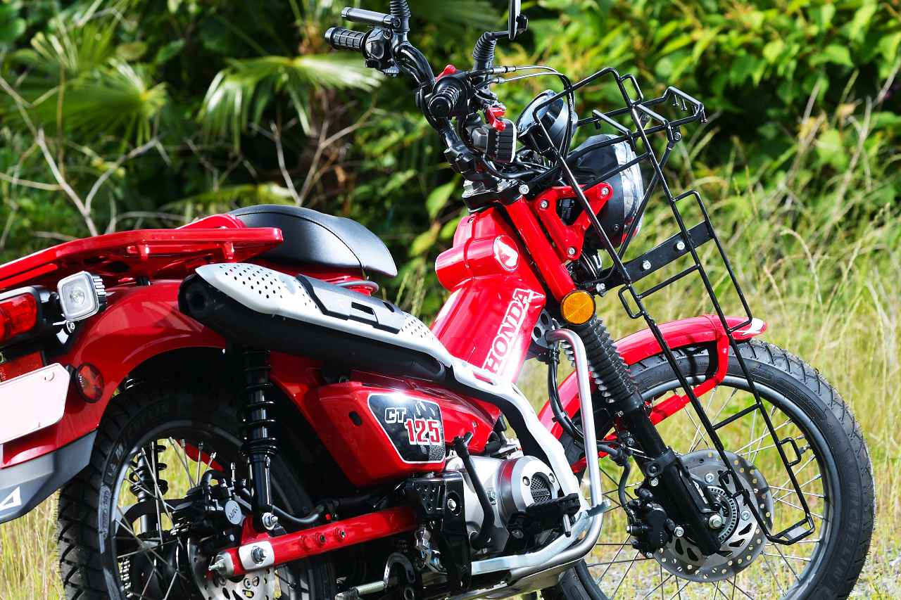 アウトスタンディングモーターサイクル｜長尺マルチラック：CT125