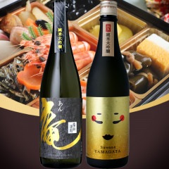 【黄金の純米大吟醸セット】日本酒セット 本間チョースケとワインジーコラボ　お正月にぴったりな日本酒セット［wineg-jp-02］|ワイン