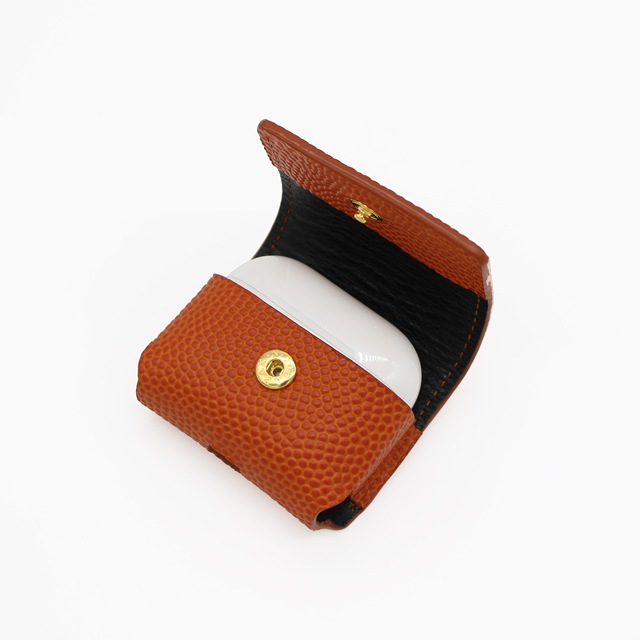 バスケ革のAirPodsケース(第3世代) ナダヤスポーツ ※名入れ不可商品