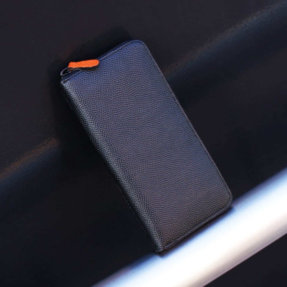 新作】バスケ革 ラウンドファスナー長財布 メンズ レディース バスケ