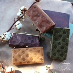 【NADAYA】ジョセフィーヌ 長財布 がま口 レディース 袋縫い [jose-68417]