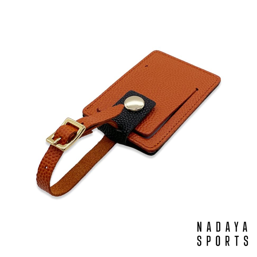 バスケ革 ラゲッジタグ ナダヤスポーツ【NADAYA SPORTS】 ※名入れ不可