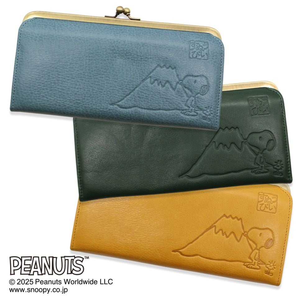 PEANUTS/SNOOPY】スヌーピーのBOXがま口長財布【SNOOPY JAPAN 富士