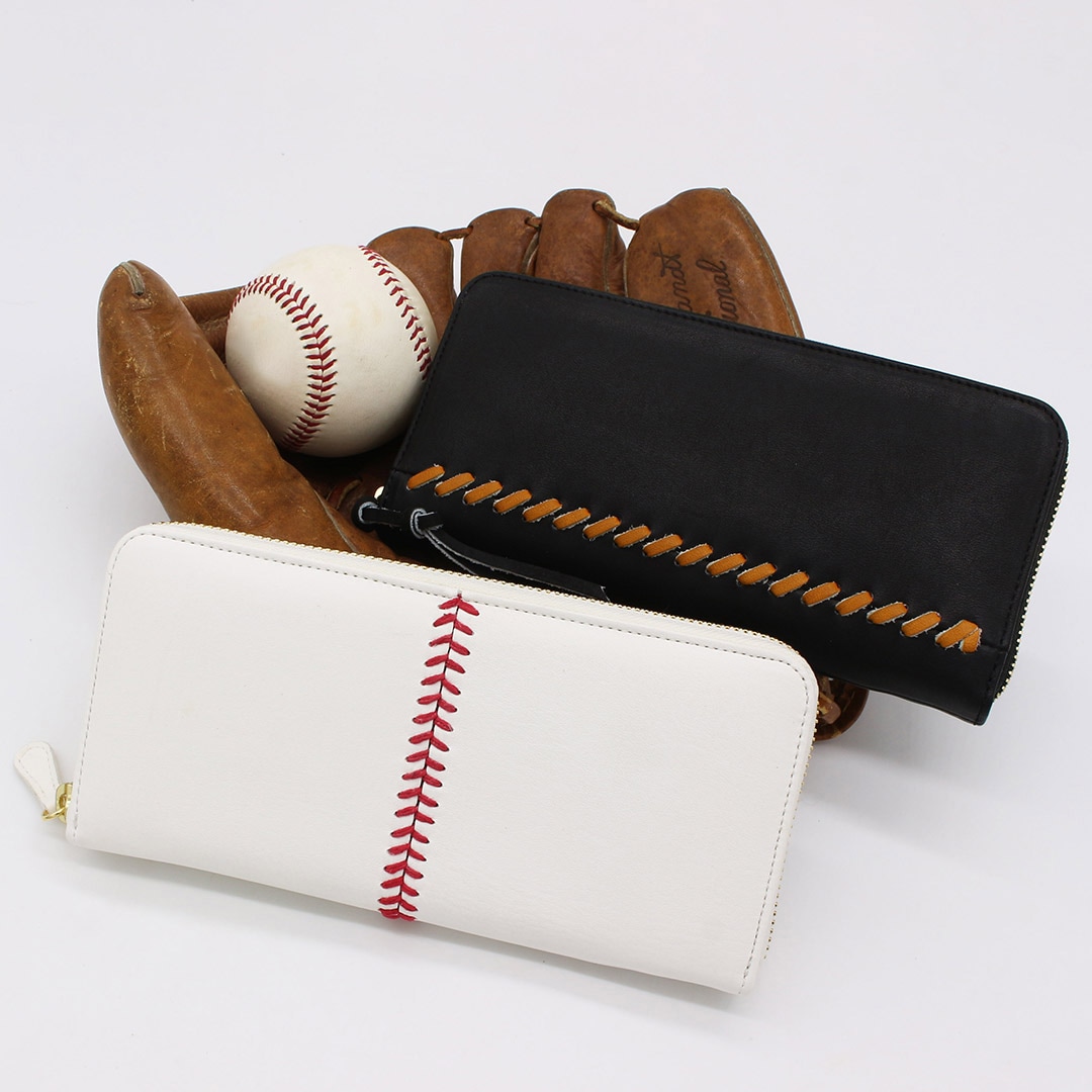 長財布　グローブ革　野球　NADAYA 野球ボール革 グラブ革を使った長財布 - ナダヤオフィシャル