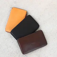 【1618long】黄金比のデザイン 本革 メンズ 長財布 イタリア本革