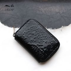 最新作ご予約開始【mu】本革 Rファスナー コンパクト財布 【DROP】［mu-75050］|mu|財布
