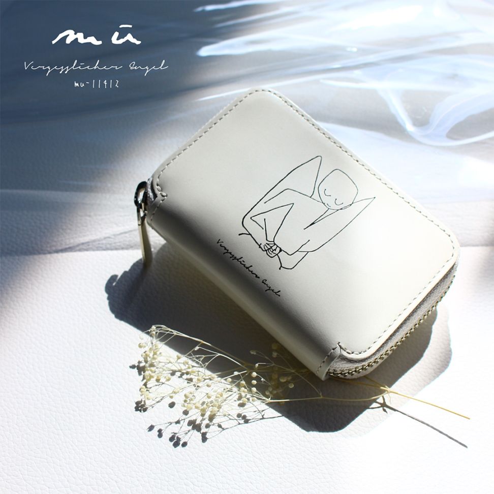 未使用 nadaya【mu】本革 Rファスナー コンパクト財布 クレイジー 最新作〉5月21日(木)12:00よりご予約開始【mu】本革 Rファスナー