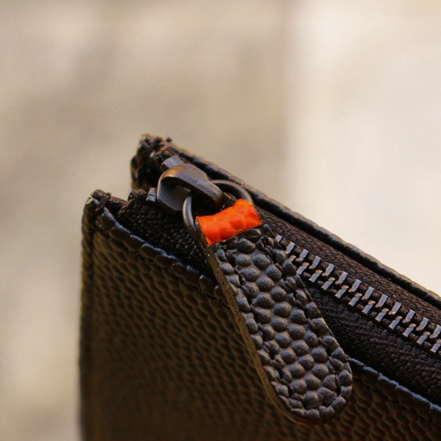 バスケットボール素材を使ったバスケコンパクト財布 【Leather goods