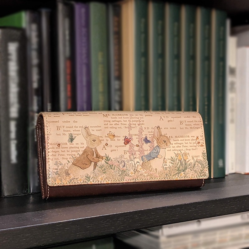 PETER RABBIT】ピーターラビットのレザー長財布［pr-85032］