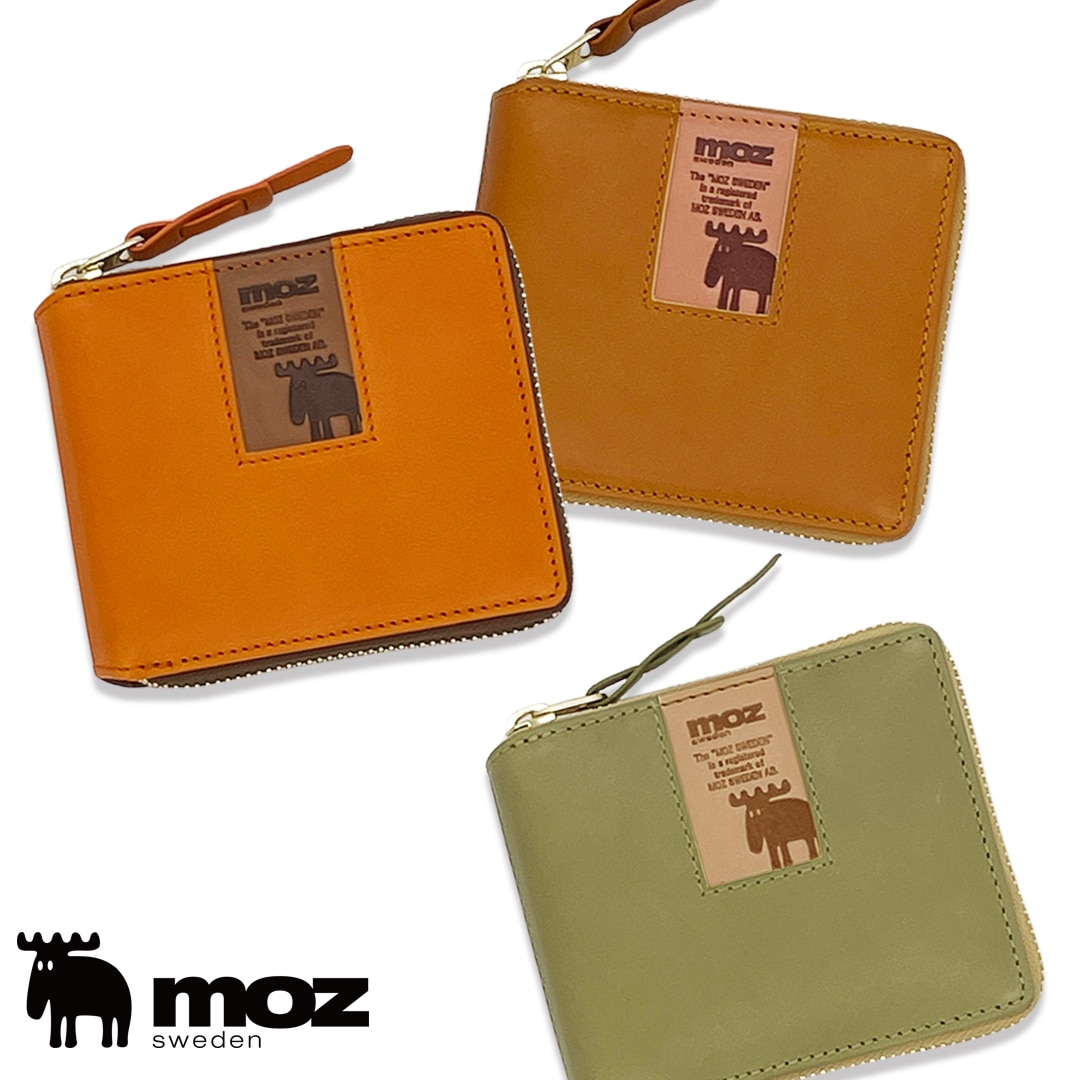 moz/モズ】ラウンド二つ折り財布【square】[moz86091]