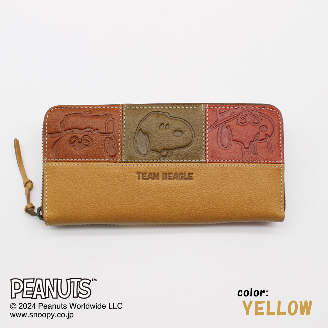 PEANUTS/SNOOPY】スヌーピーのラウンド長財布 【TEAM BEAGLE