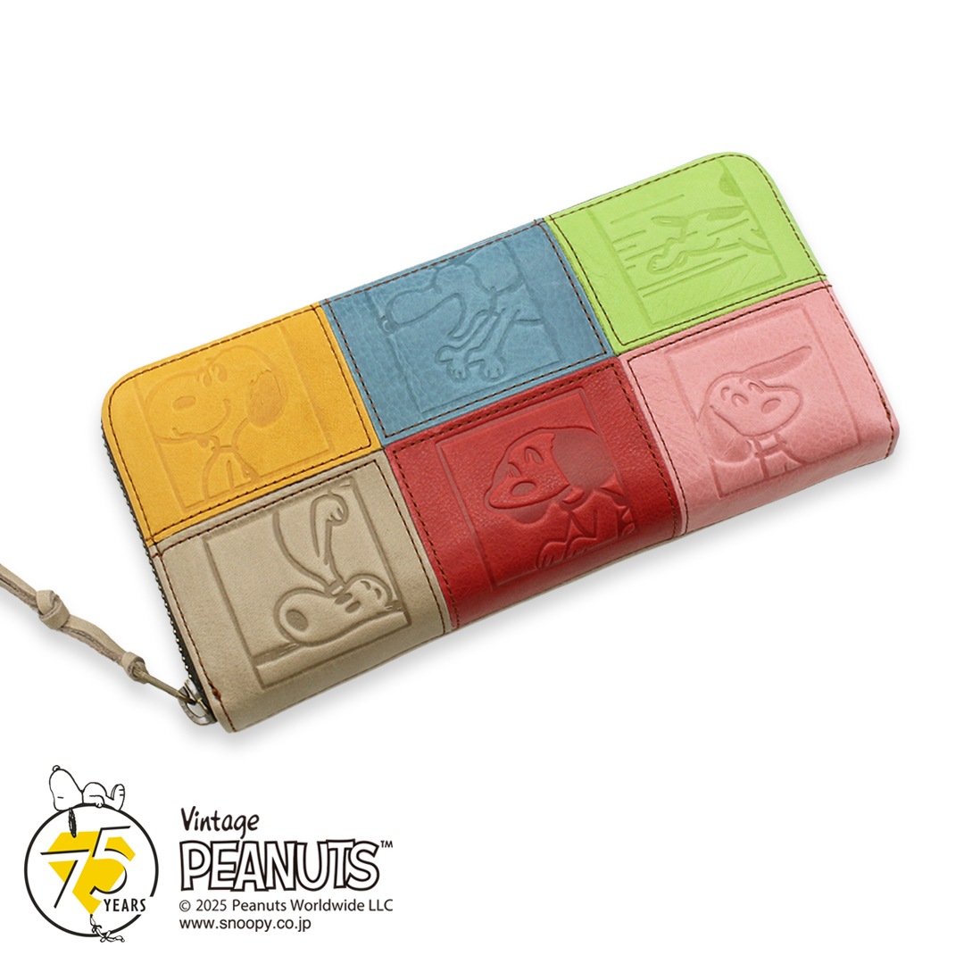 PEANUTS/SNOOPY】スヌーピーのラウンド長財布【75YEARS】［sp-73490］