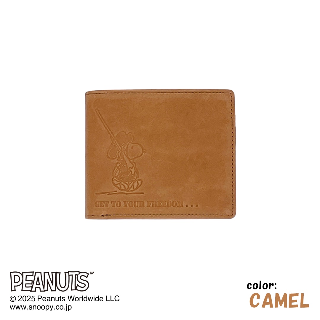 PEANUTS/SNOOPY】スヌーピーの二つ折り財布【FREEDOM】［sp-37259］