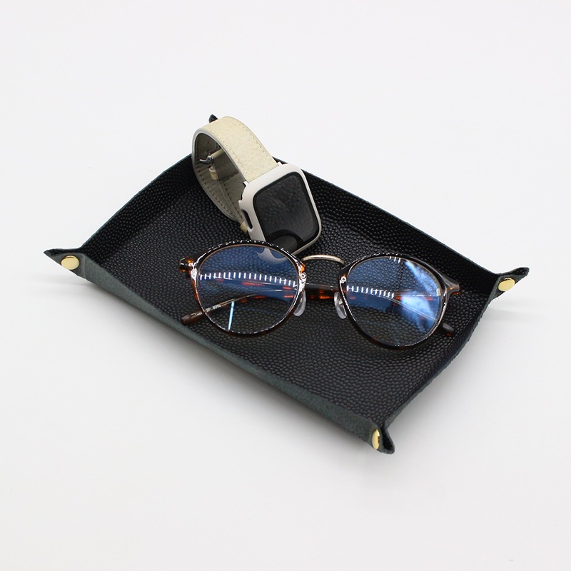 �ڥ쥶������/leather-g�ۥХ����פΥ쥶���ȥ쥤 ��̾�����Բľ��� [basket-tray]