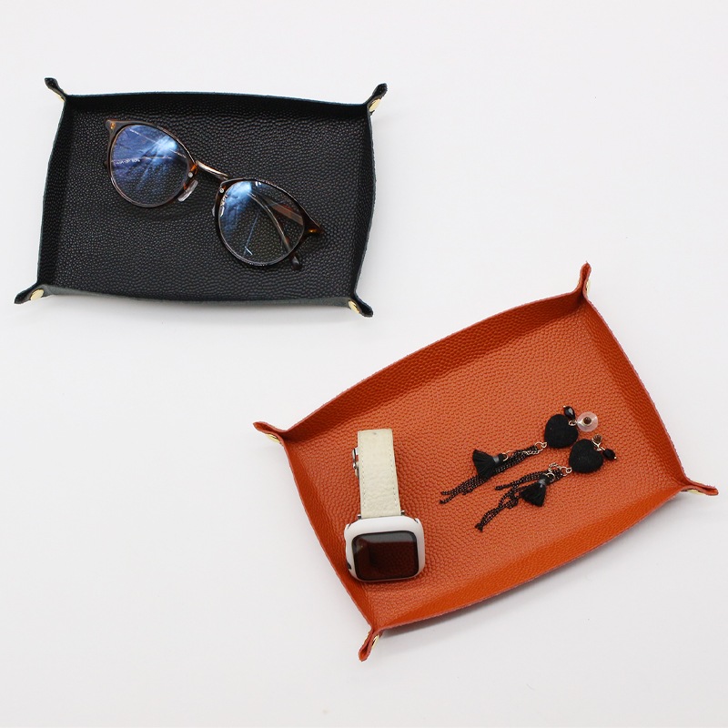 Bosphorus Leathbr レザートレイ　新品未使用 レザージー/leather-g】バスケ革のレザートレイ ※名入れ不可商品