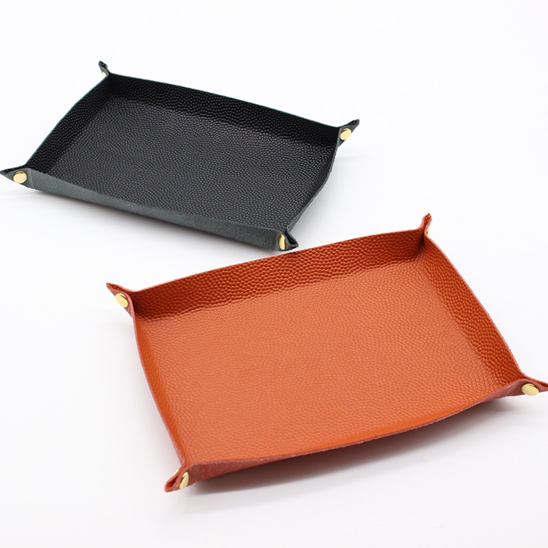 レザージー/leather-g】バスケ革のレザートレイ ※名入れ不可商品