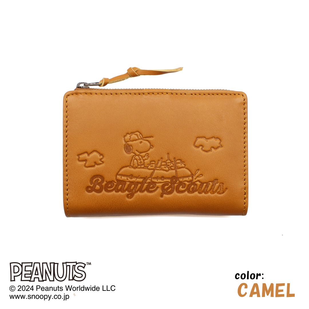 PEANUTS/SNOOPY】スヌーピーの二つ折り財布 【Beagle Scouts】［sp-73064］