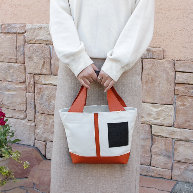 ХסߤۥС֥ ϥɥХå ǥ ʥ䥹ݡ ̾Բľ [basket-lunchtote]