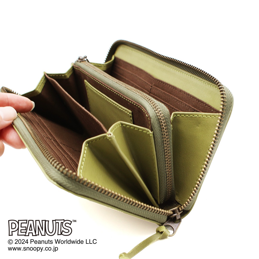 PEANUTS/SNOOPY】スヌーピーのラウンド長財布 【Beagle Scouts】［sp