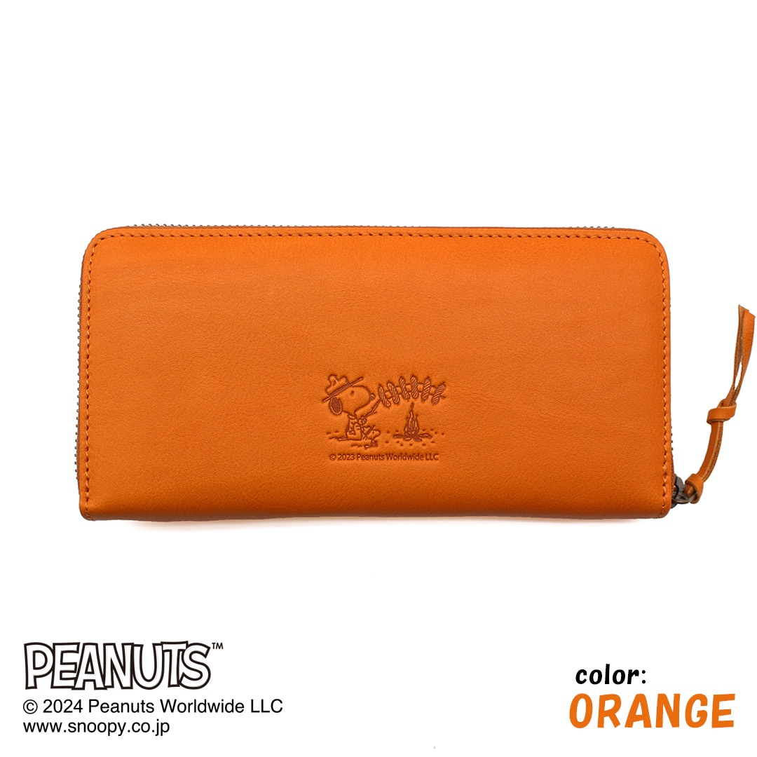 PEANUTS/SNOOPY】スヌーピーのラウンド長財布 【Beagle Scouts】［sp