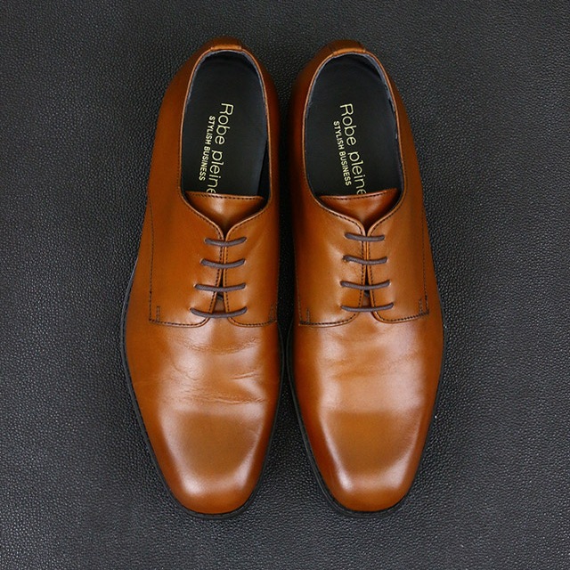 VEOL】本革 ビジネスシューズ 革靴 レザー robe pleine［shoes-01］