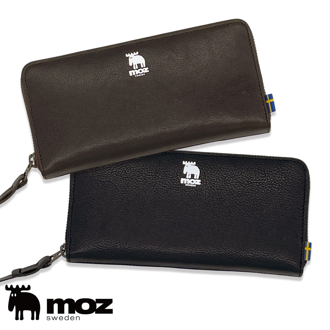 moz/モズ】ラウンド長財布【SOLID】[moz86111]