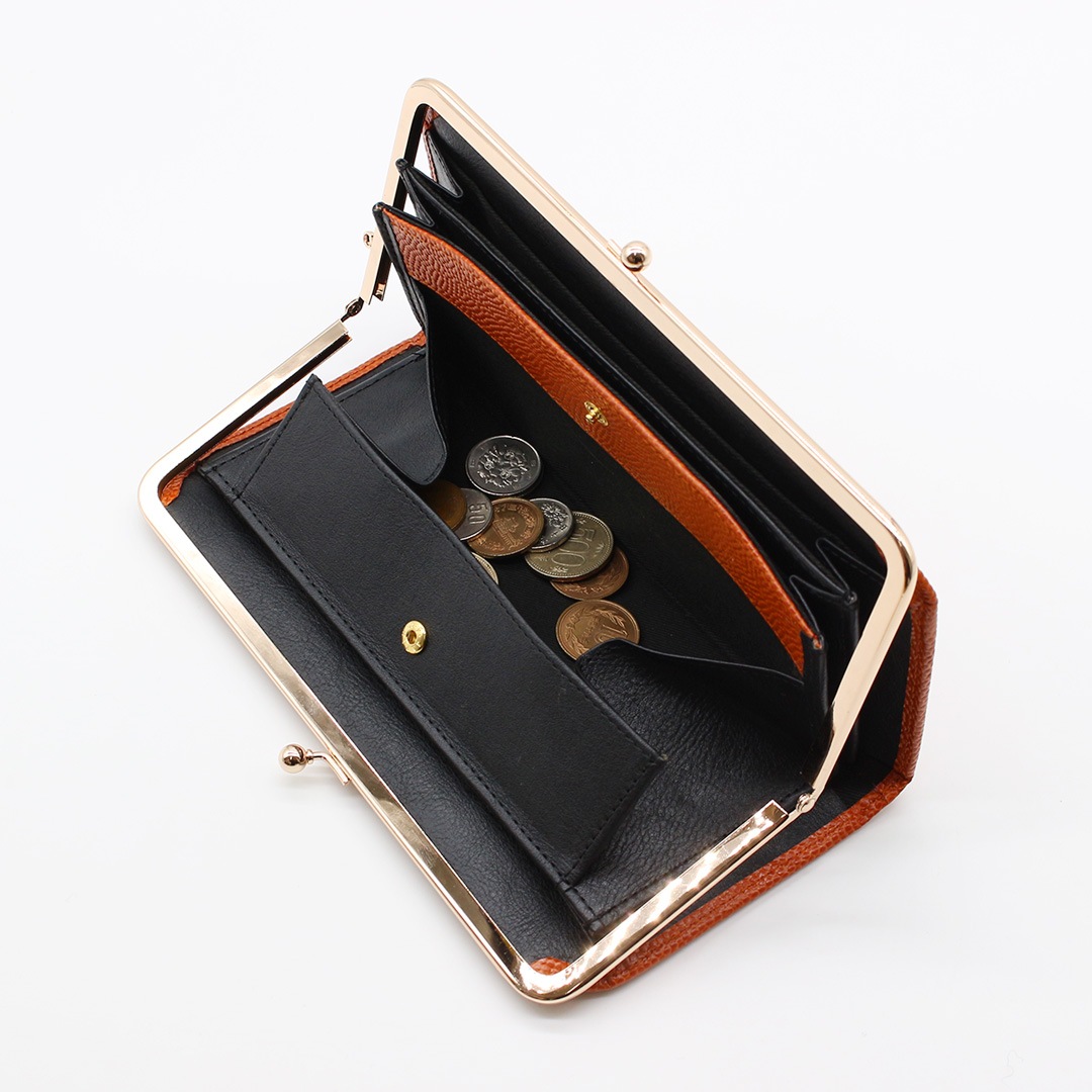 バスケ革のがま口長財布 レディース レザージー 【ナダヤスポーツ