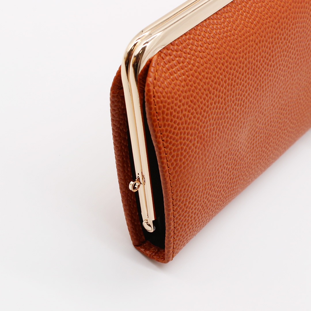 バスケ革のがま口長財布 レディース レザージー 【ナダヤスポーツ