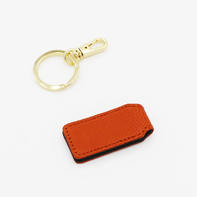 ������λ�ڥ쥶������/leather-g�ۥХ����פΥ������ ��̾�����Բľ��� [basket-keyring��
