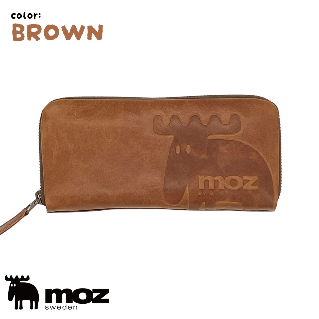 moz/モズ】ラウンド長財布【ELK】[moz86184]