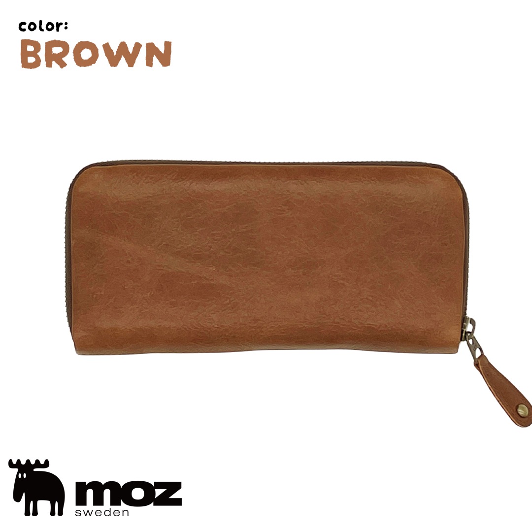 moz/モズ】ラウンド長財布【ELK】[moz86184]