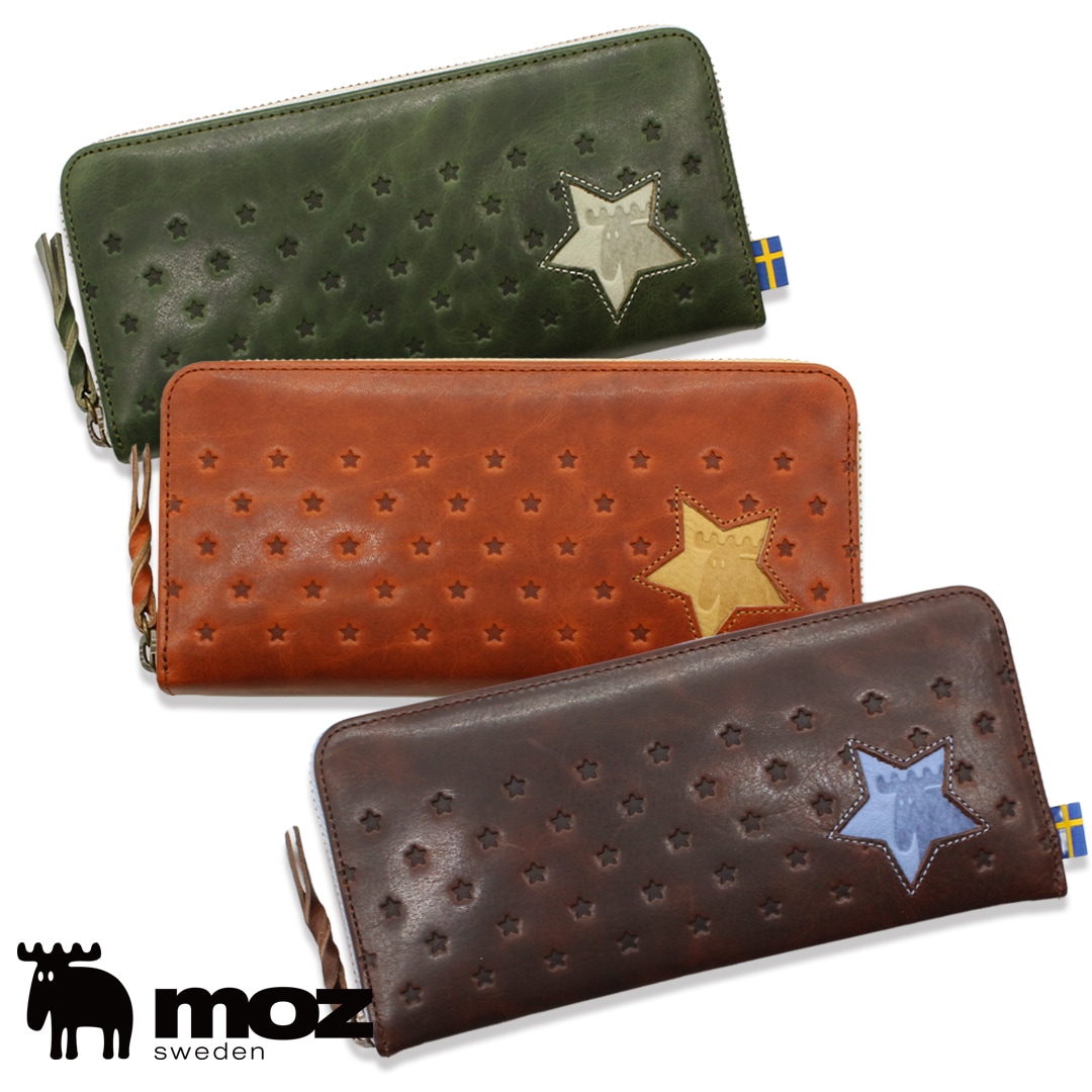 moz/モズ】ラウンド長財布【star2】[moz86155]