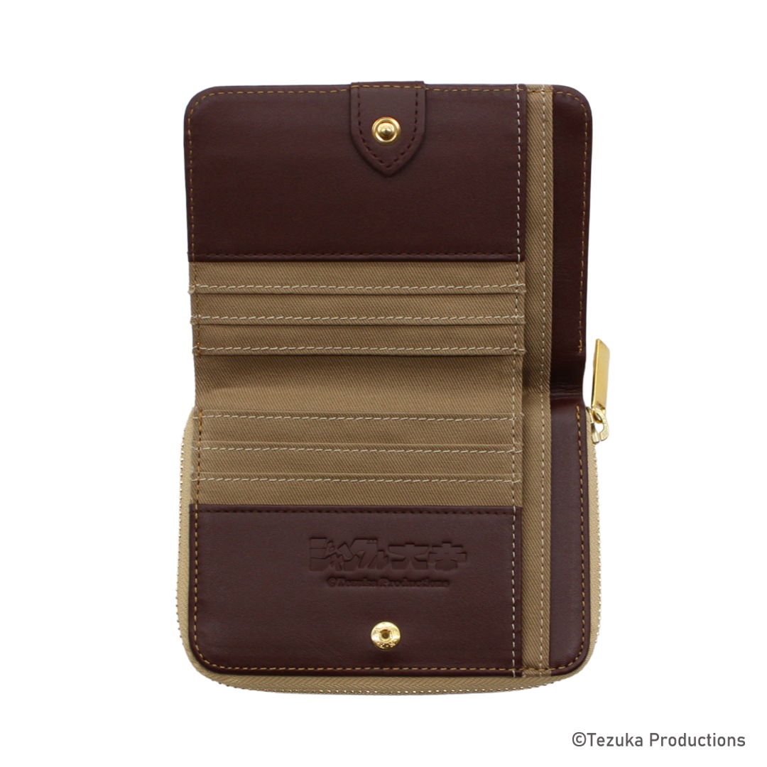 「ジャンク品」NANAコラボGigaBeat MP3プレイヤー　限定品(箱付き) 手塚治虫キャラクター/ジャングル大帝】本革 ラウンド二つ折り財布