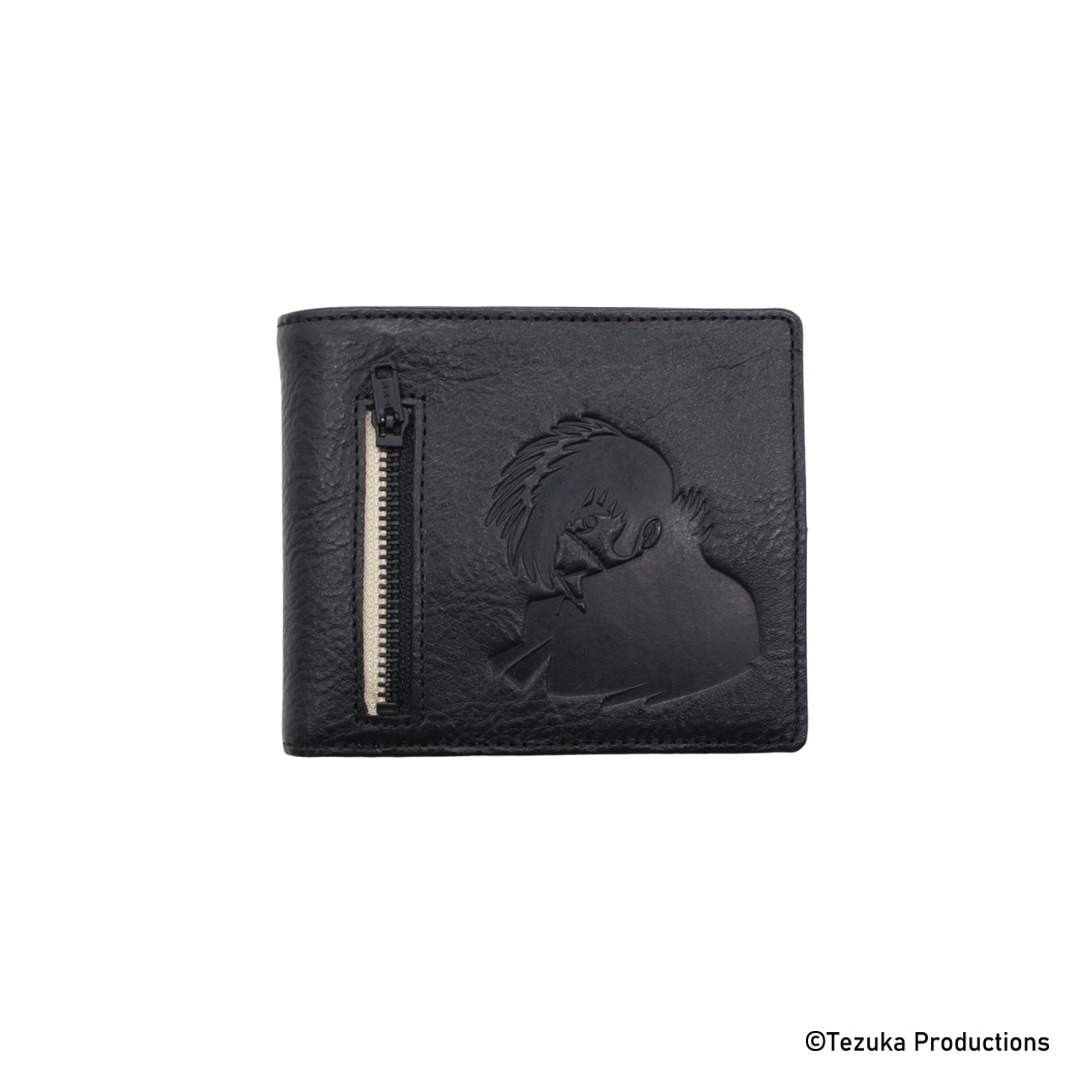 手塚治虫キャラクター/ブラック・ジャック】本革 二つ折り財布 ナダヤ