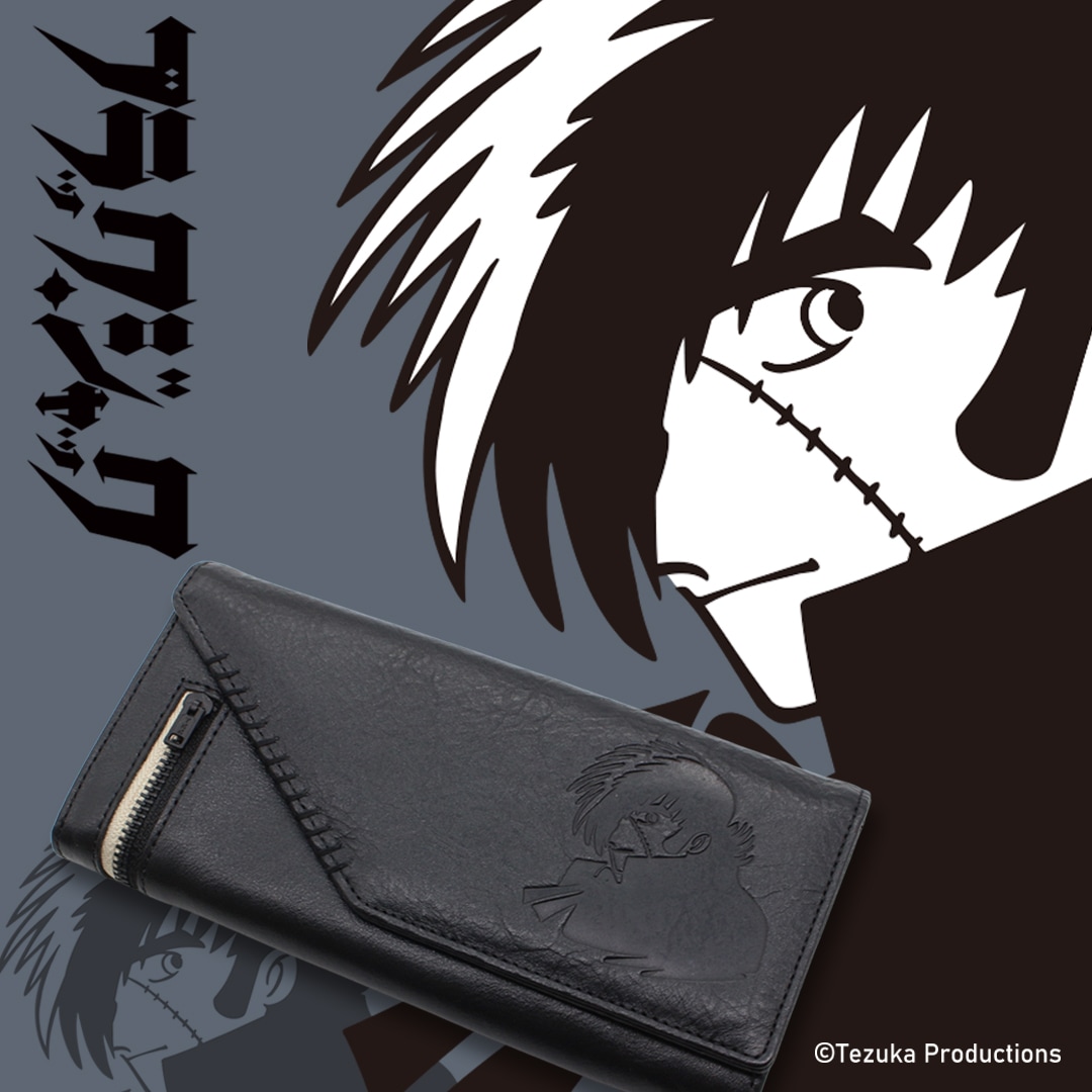 手塚治虫キャラクター/ブラック・ジャック】本革 長財布 ナダヤ [to-83029]