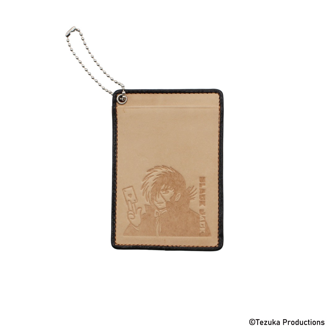 手塚治虫キャラクター】本革 パスケース 鉄腕アトム ジャングル大帝