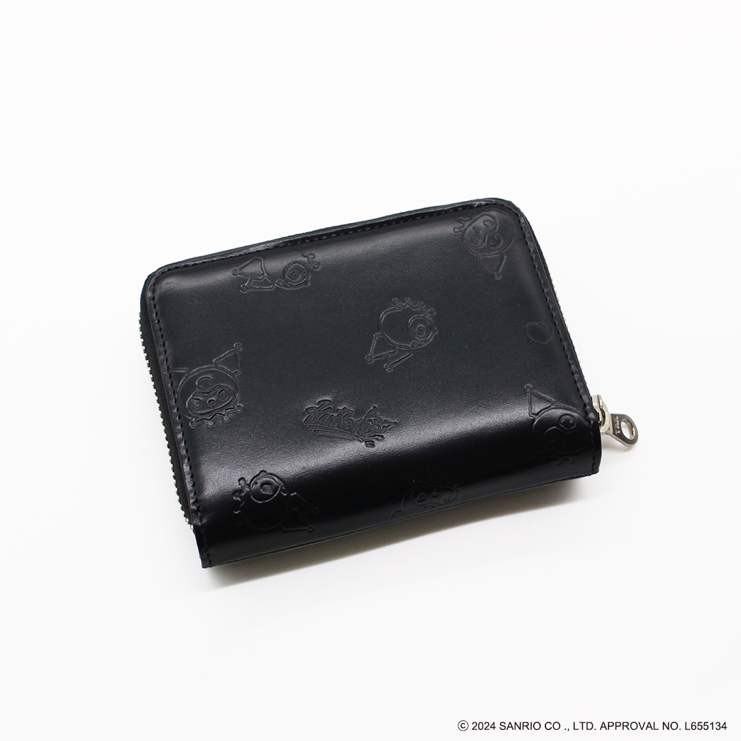 財布 レディース 二つ折り ラウンド Kuromi ブランド クロミ 本