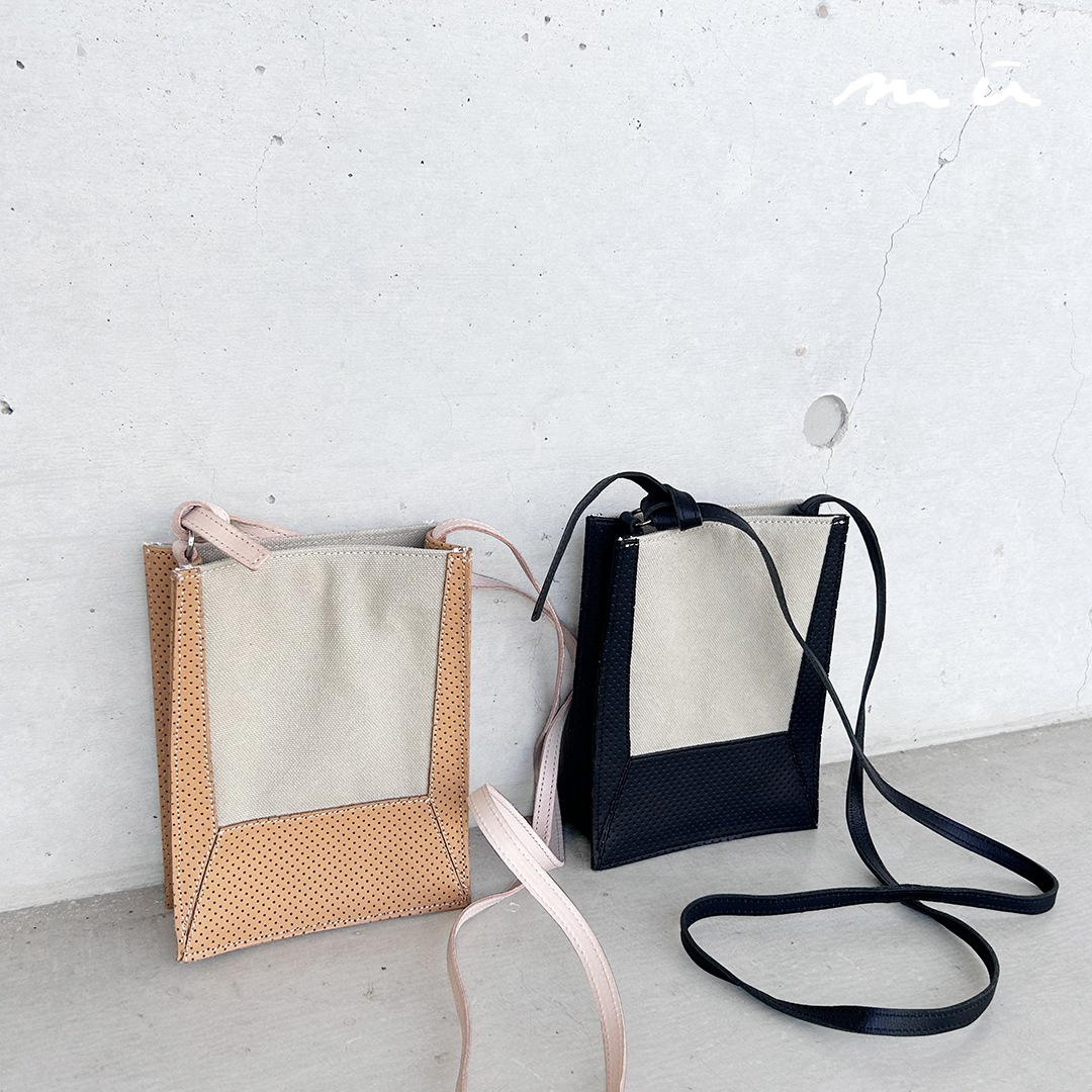 mu】本革 スクエア型 ミニ ショルダーバッグ［mu-75034］