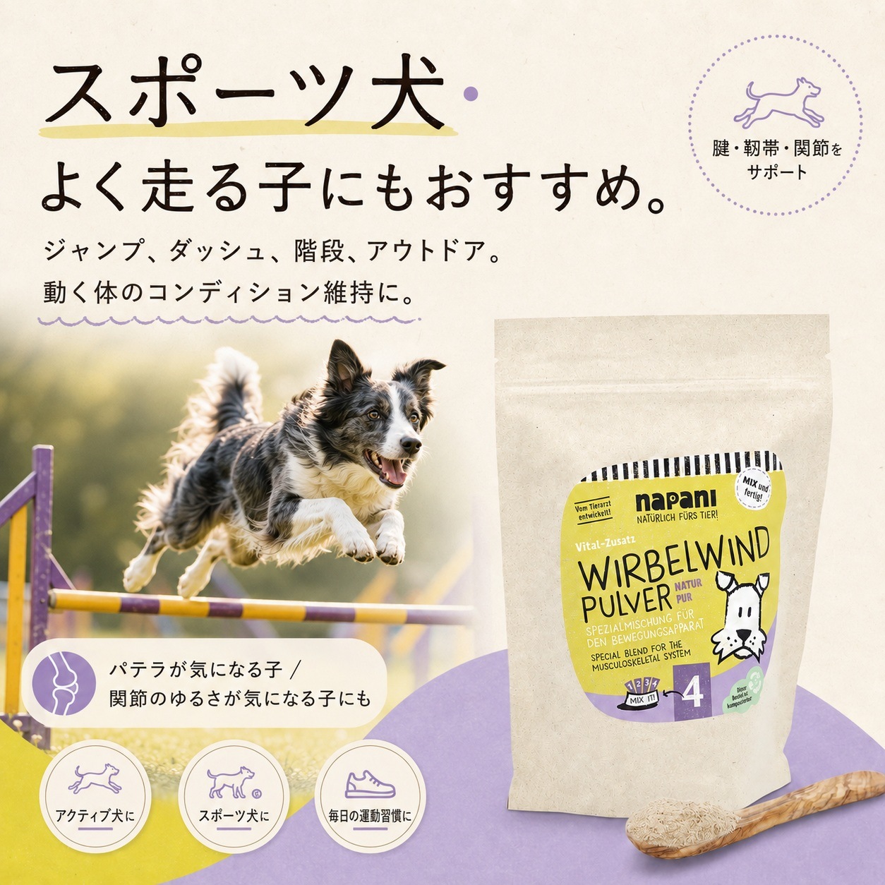 ヴィーベルヴィンド 犬用（Wirbelwindpulver） | 犬用カスタマイズ