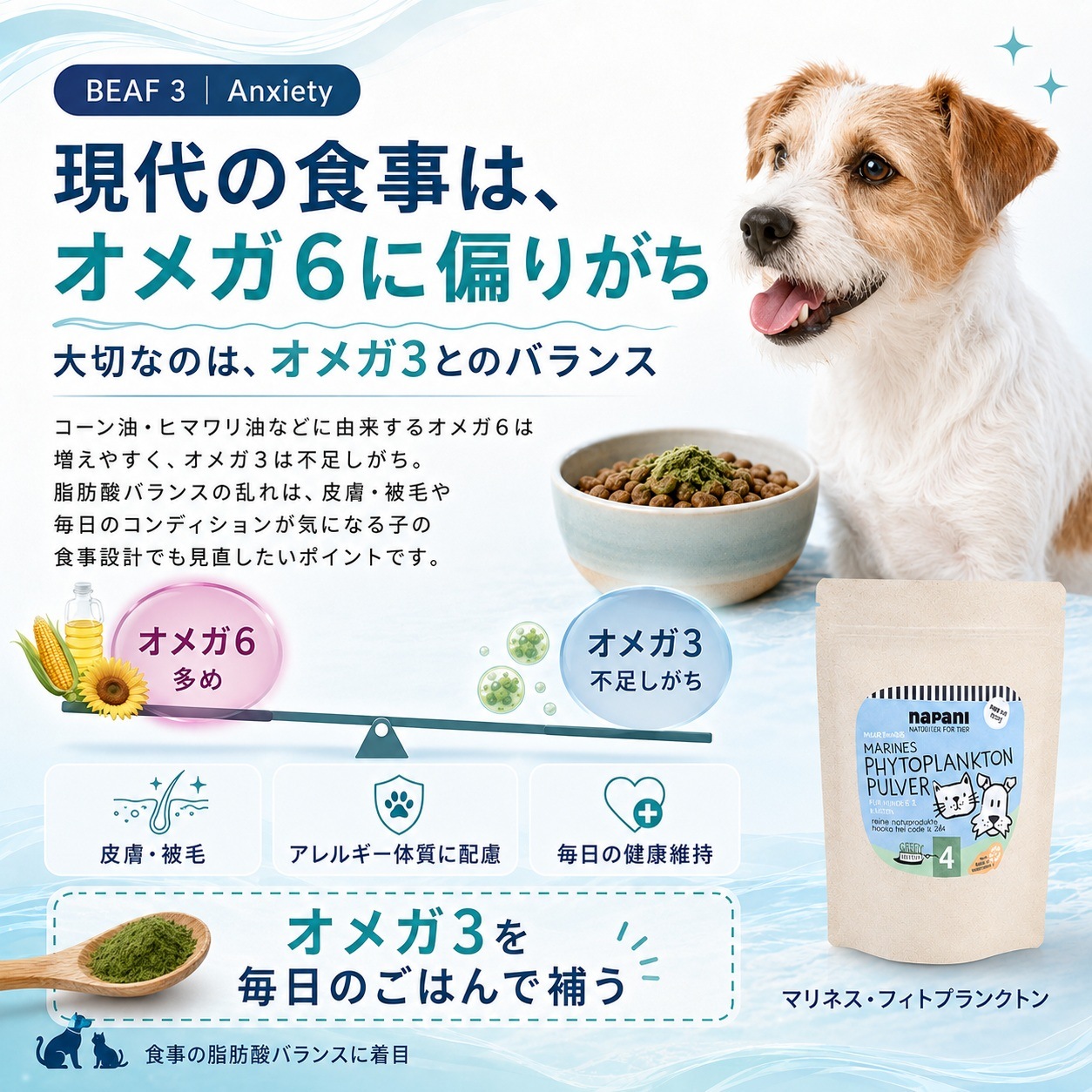 マリネスフィトプランクトン 犬＆猫用（Marines Phytoplankton Pulver