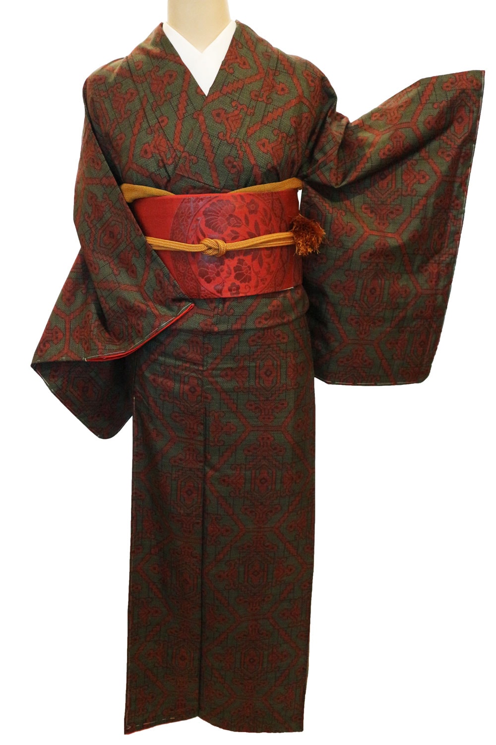 正絹大島「亀甲華紋」 | すべての商品 | きものサロンながしまR&C