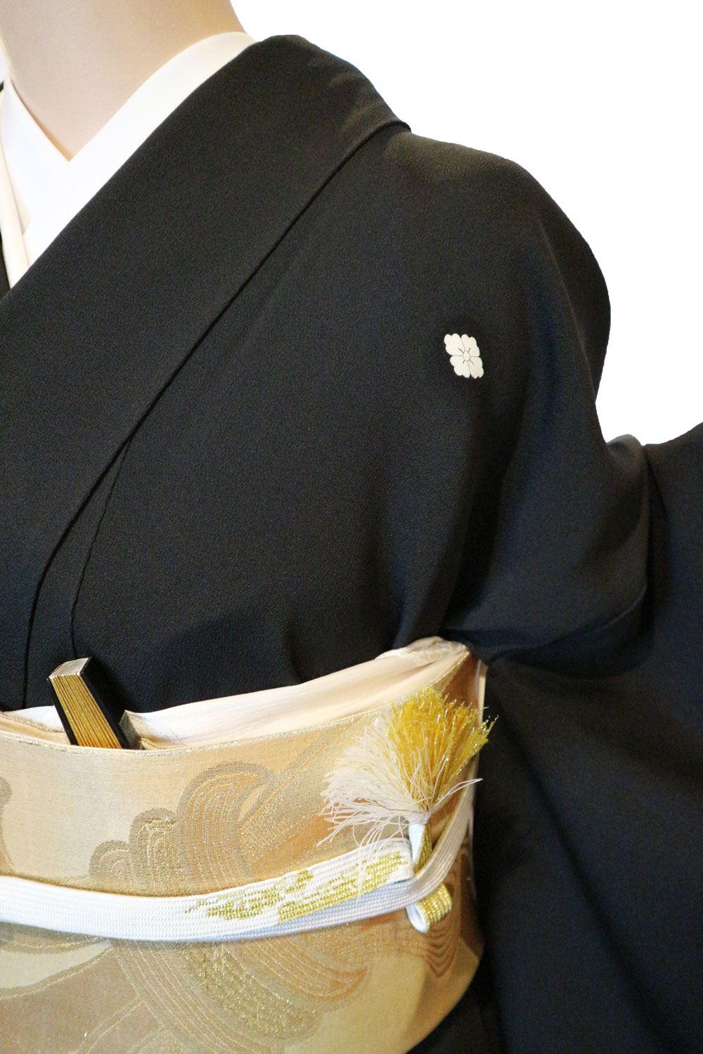 松井青々　袋帯　華紋　亀甲　牡丹　菱　青海波　桜　着物　114a d C3082100857014_M.jpg